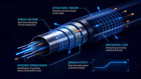 DSS Fiber Strain Sensing Cable