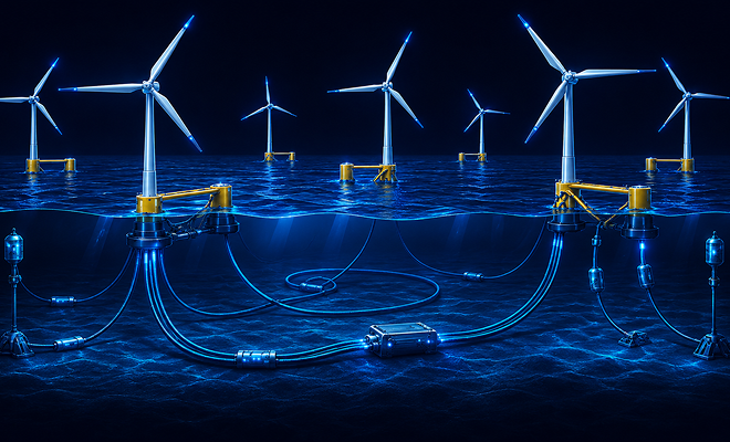 Offshore wind and subsea distributed sensing